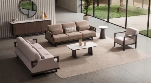 Product img 2, Wood Ahşap Ayaklı Modern Koltuk Takımı